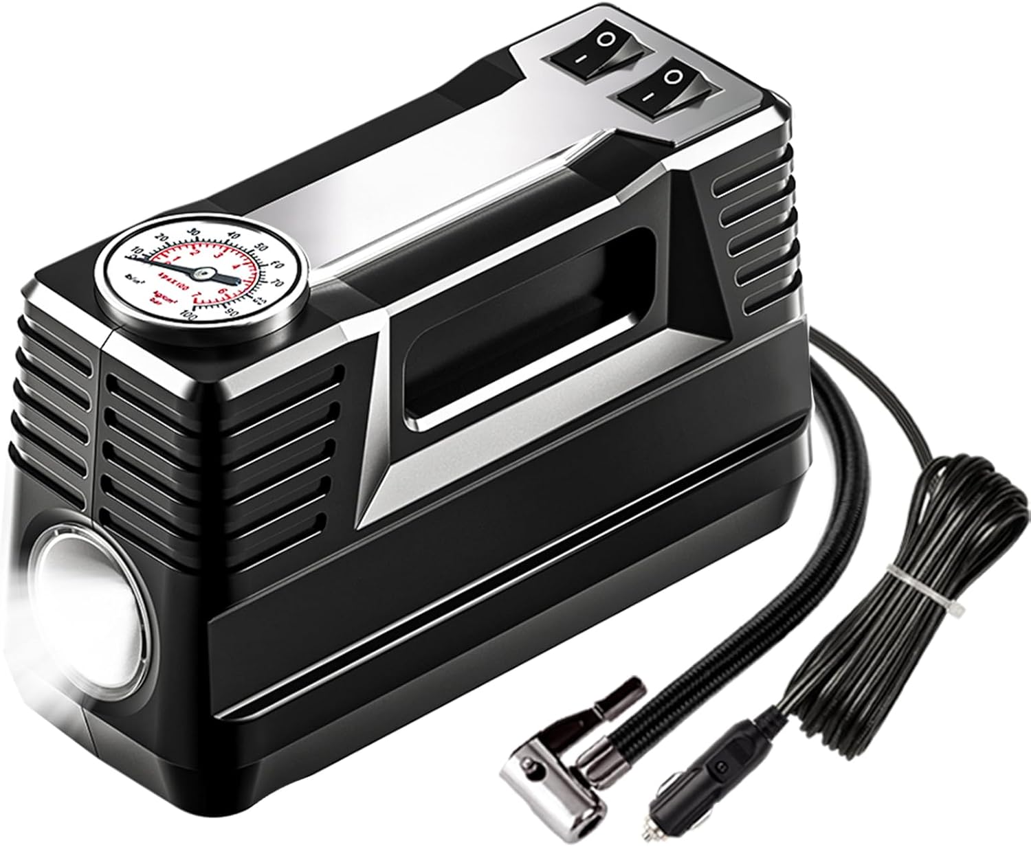 AUTODECO 12V DC Tire Inflator Portable Air Compressor Air