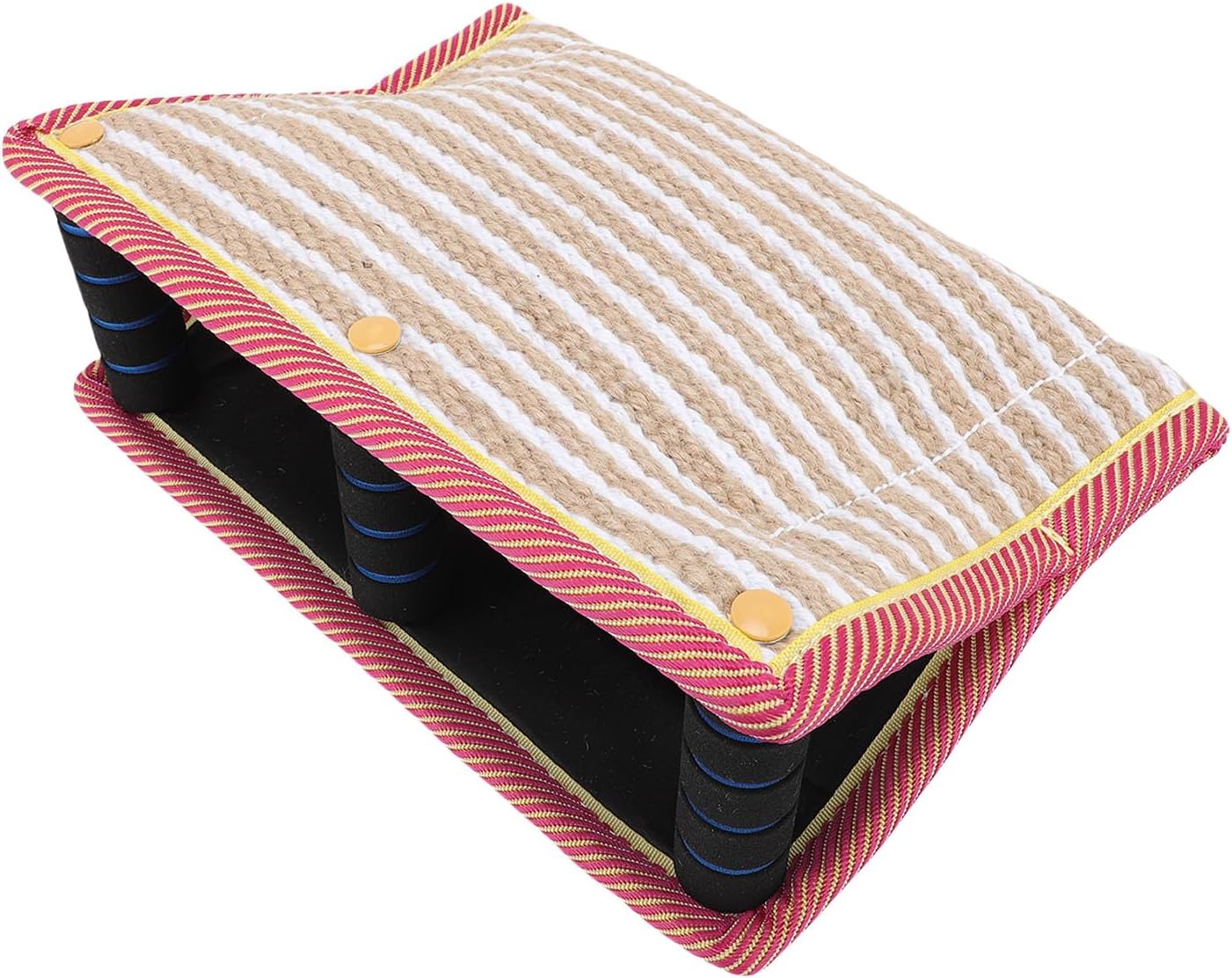 GLOGLOW Dog Bite, Tug of War Puppy Training Equipment Dog Bite Jute Pillow Pull Toy with Comfortable Handle for Small Medium to Large Dogs Playing Tugging