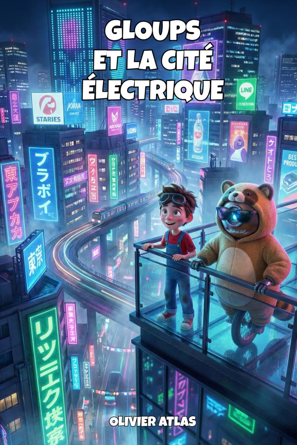 Gloups et la cité électrique: Roman d'aventures et d'humour illustré pour enfants à partir de 8 ans (Gloups, l'explorateur gaffeur)
