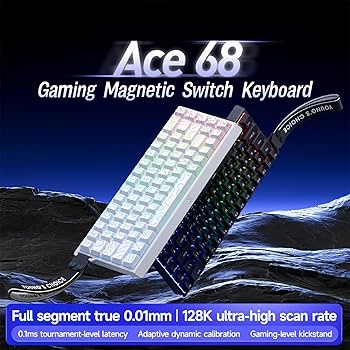Amazon.com: ZMX MCHOSE ACE 68 Magnetic Switch RGB Gaming Keyboard