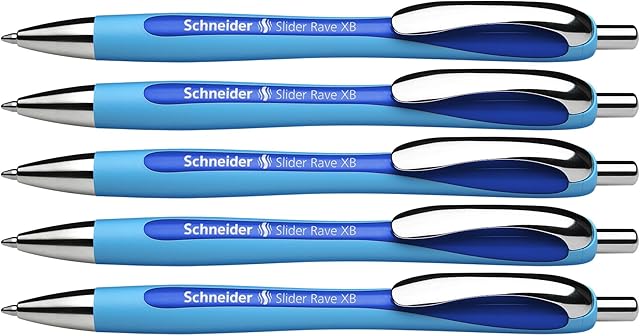 Schneider 132503 Długopisy Niebieskie 5 Sztuk