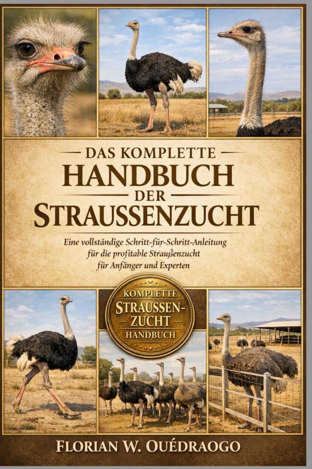 DAS KOMPLETTE HANDBUCH DER STRAUSSENZUCHT: Eine vollständige Schritt-für-Schritt-Anleitung für die profitable Straußenzucht für Anfänger und Experten