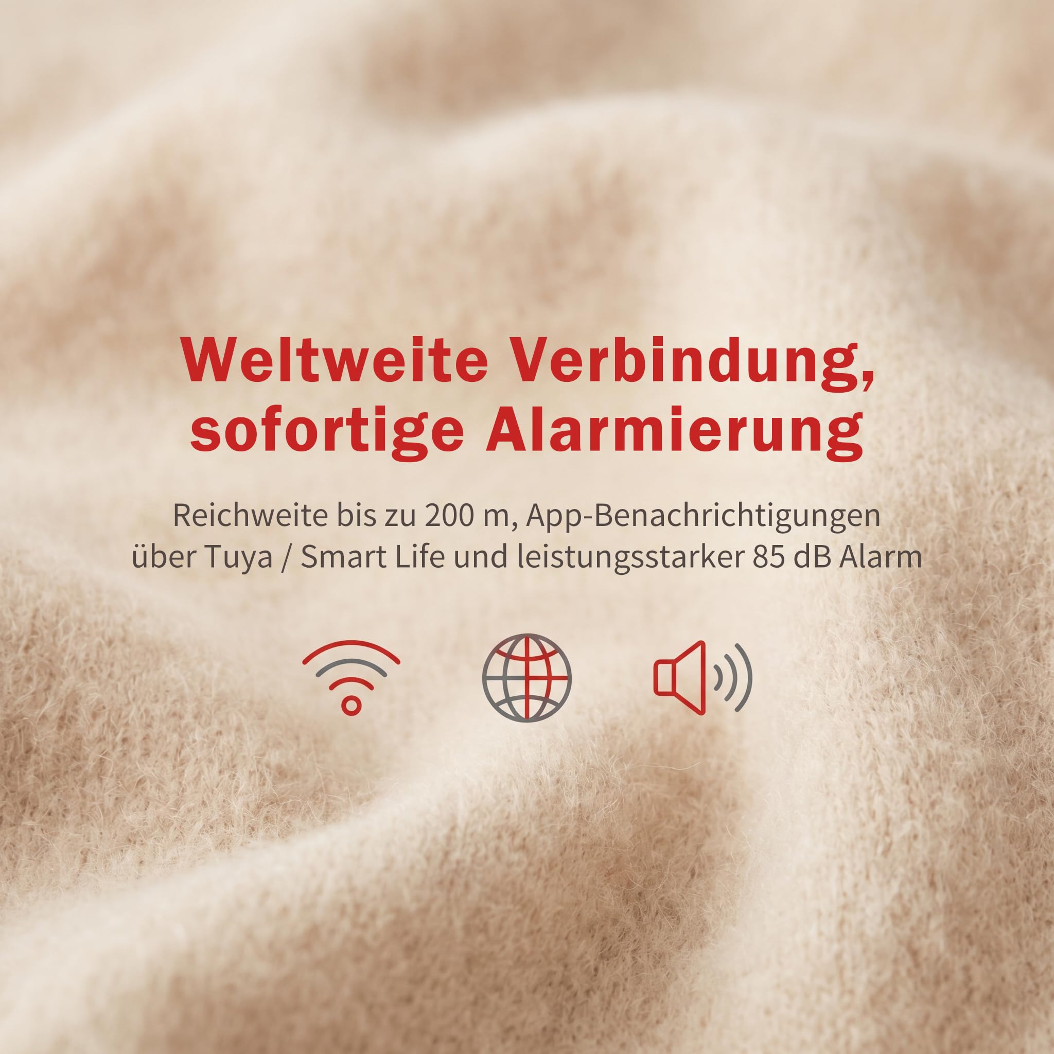 Notrufknopf für Senioren mit WLAN – Nutzung ohne ABO, IP55 wasserdicht, Hausnotruf für Zuhause & Angehörige, interner Hausnotruf mit App-Benachrichtigung, einstellbare Lautstärke (4er-Set)