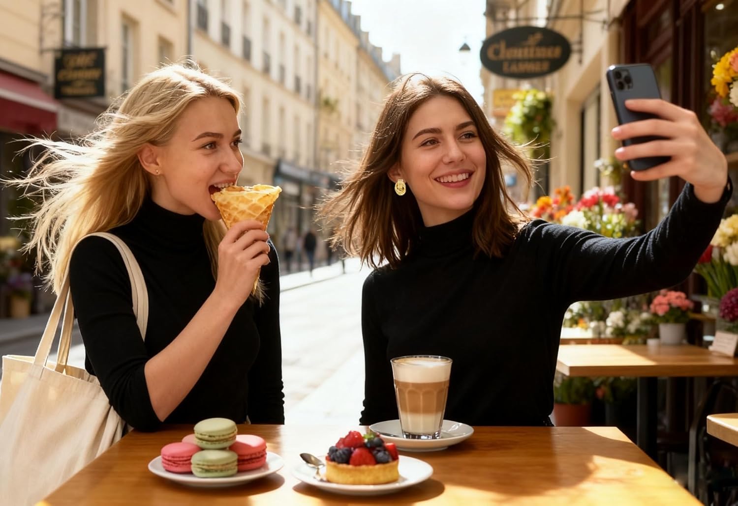 Trendy Gold Knot Earrings for Women Chunky Statement Drop Dangle Earrings - Image 4