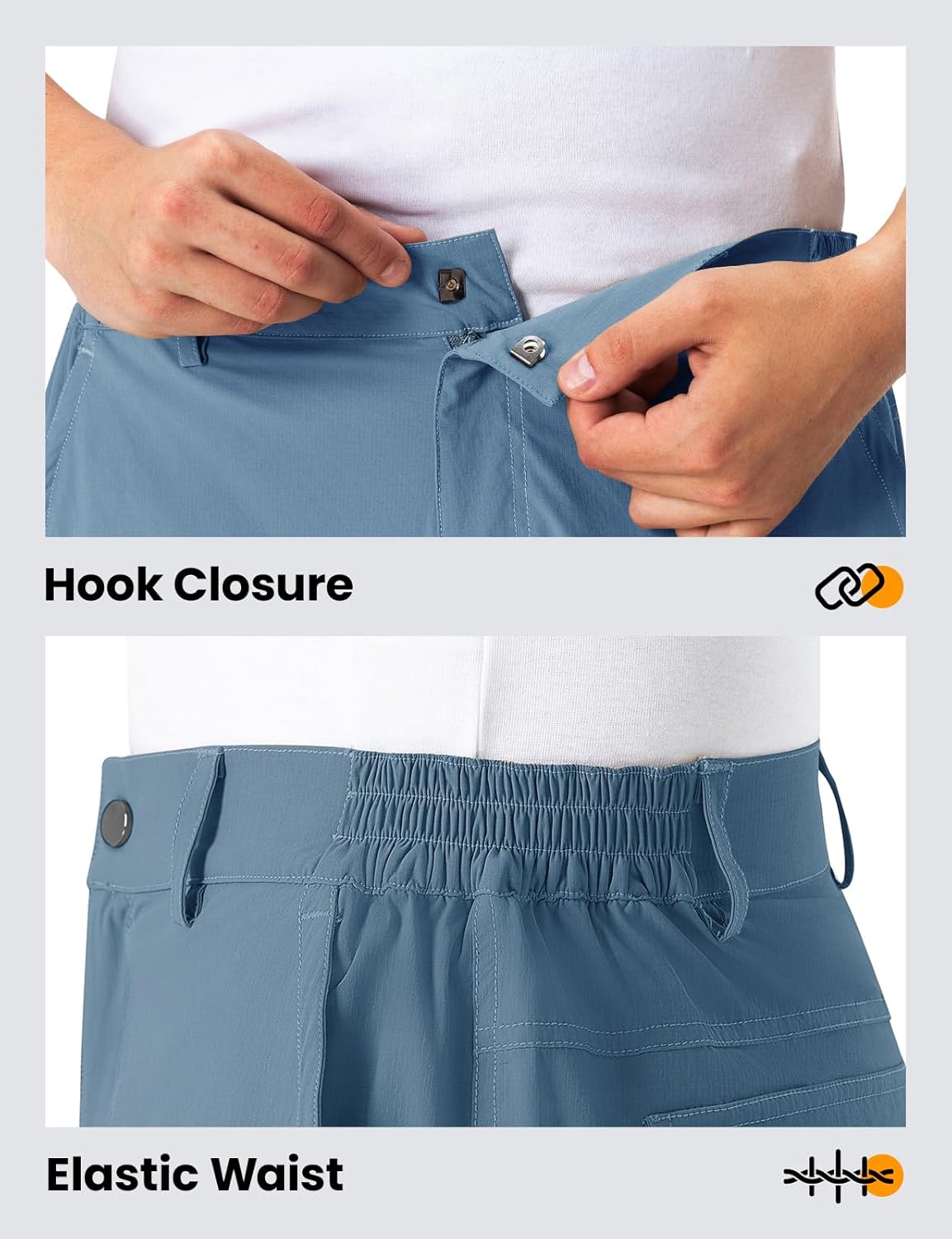 TBMPOY Men's Cargo Hiking Shorts 9" Water Resistant Lightweight Quick Dry Work Short for Outdoor Fishing Golf 6 Pockets
