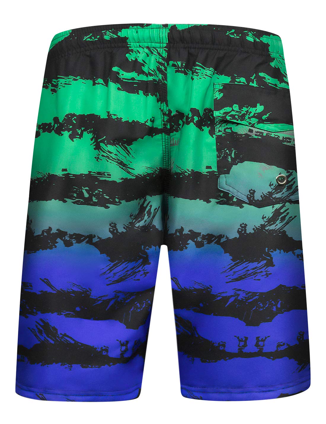 APTRO Costumi Pantaloncini da Bagno Uomo Mare Surf Piscina Stampa Hawaiana Estiva Grande Asciugatura Rapida con Fodera in Rete