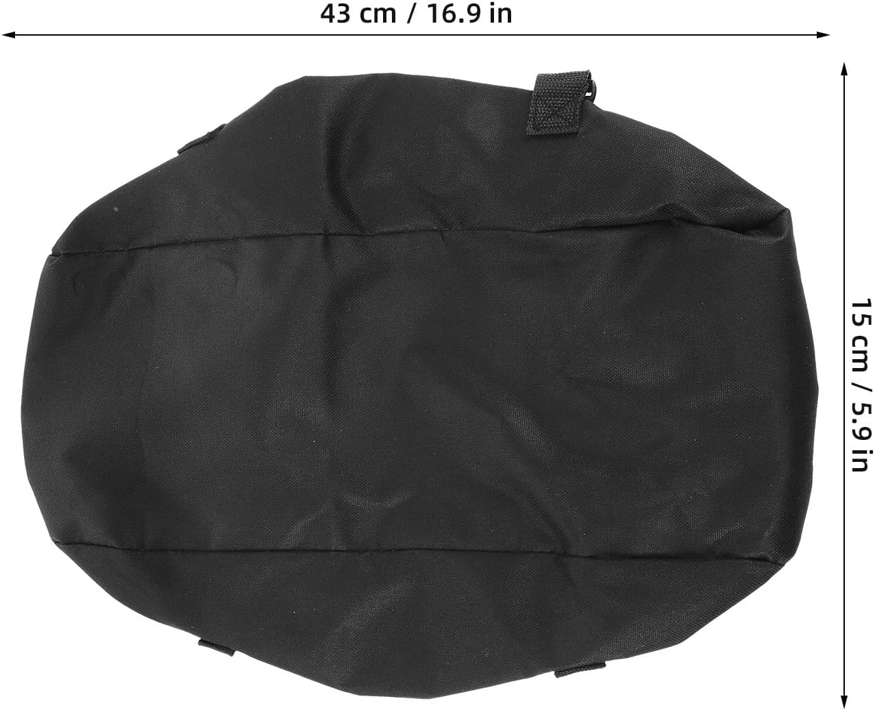INOOMP 2pcs Small Winch Cover, Heavy Duty Protector for Winch, Black