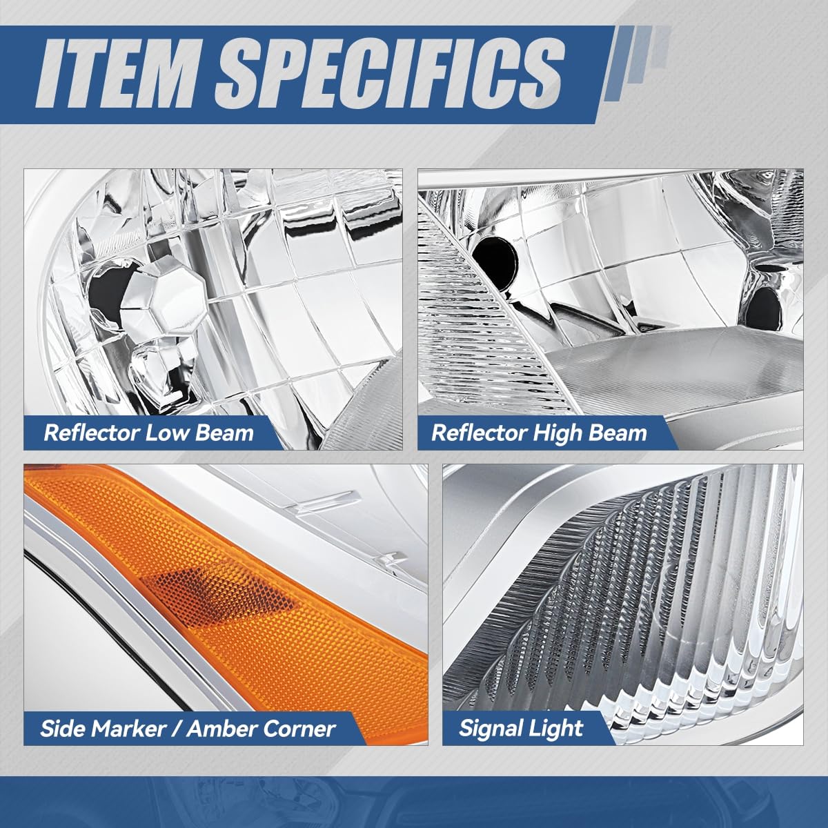 Amazon.com: Auto Dynasty FO2503357 Factory Style Halogen Headlight  