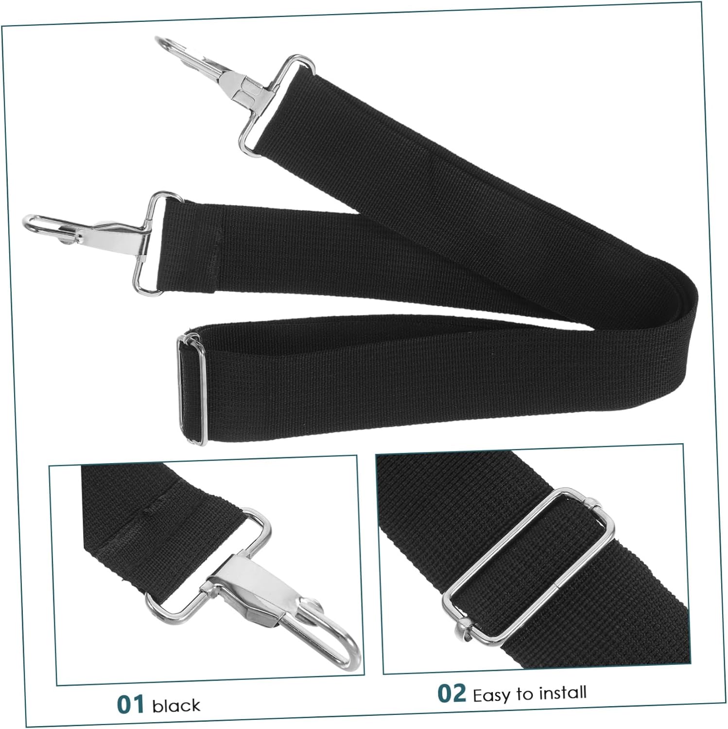 Adjustable Marching Snare Drum Carrier Durable Nylon Sling Belt with Hook for Percussion Performance Long Effortless Setup for Musicians and Travel