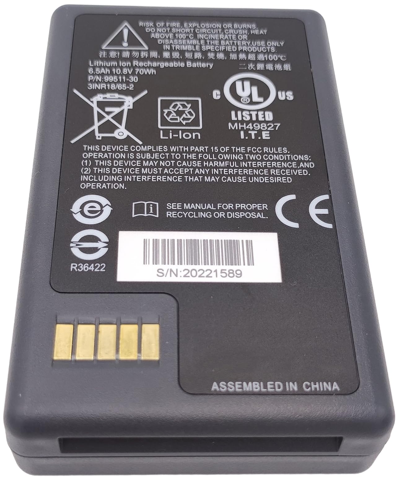 Amazon.com: DCYNXC (4-Pieces) 6500mAh 99511-30 Battery for Trimble