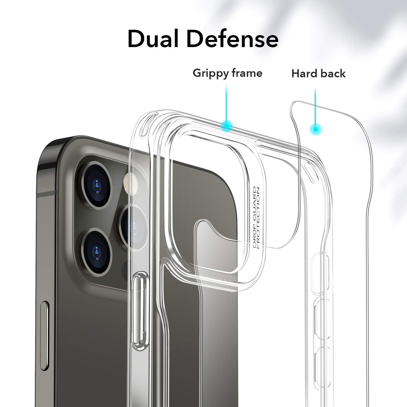 ESR iPhone12Pro Max 用 ケース 6.7インチ 透明 Amazon.co.jp: ESR iPhone12Pro Max 用 ケース フィルム2枚付属