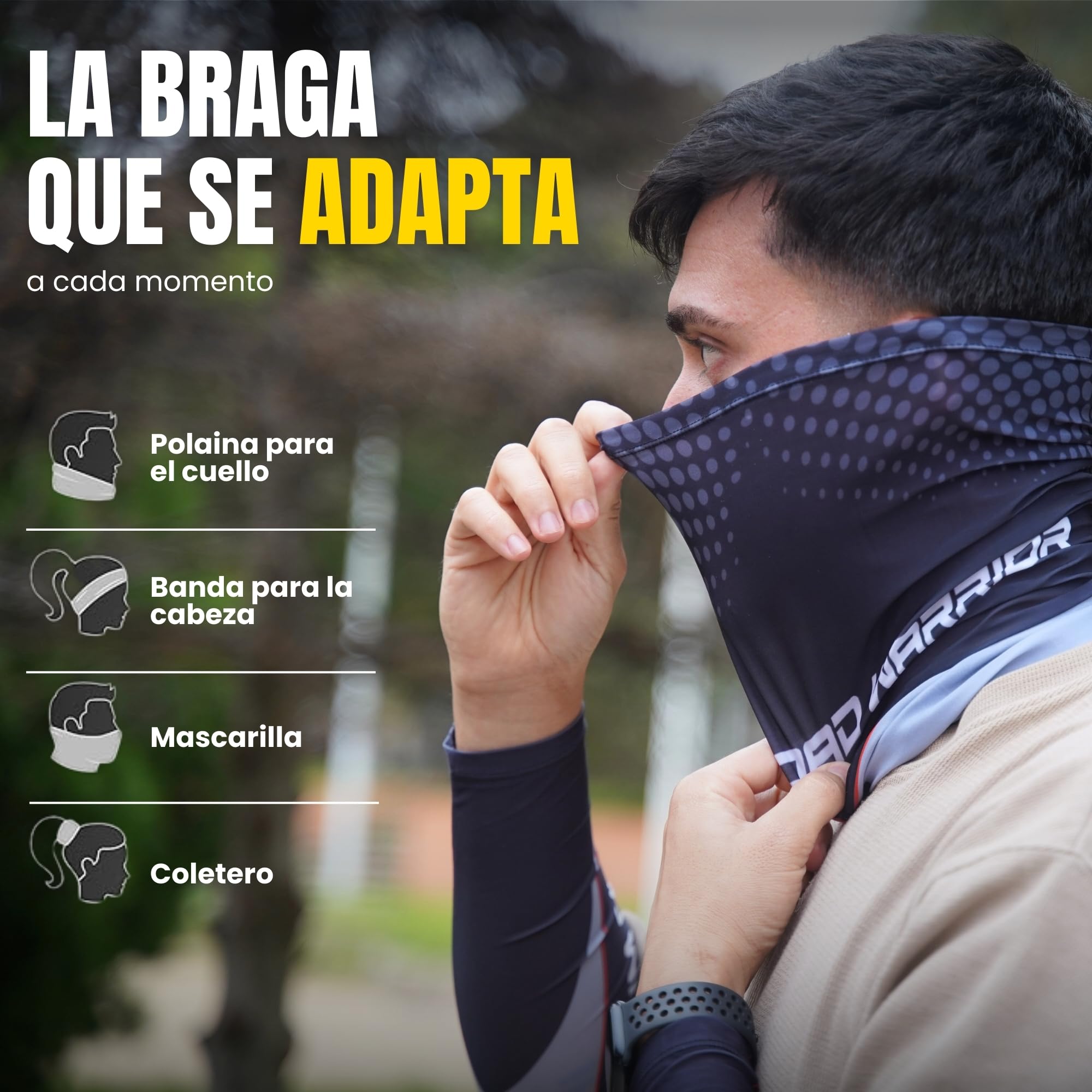 Mangas para Brazos con Tejido Inteligente Termoregulador, Manguitos Running Transpirables con Protección UV-SPF 50+
