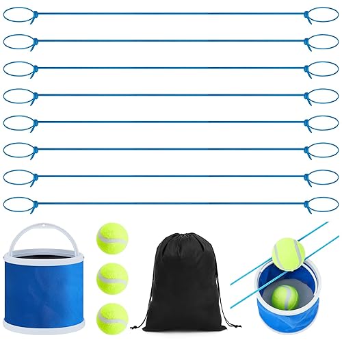 Soulchen 13 Pcs Team Building Game with Buckets and Balls