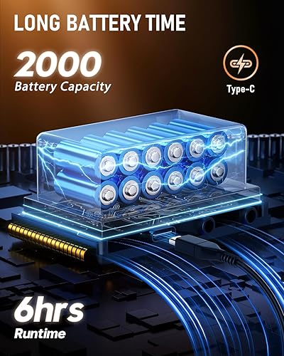 Miniatura 6 de Amplificador de guitarra FBA-10, mini amplificador de guitarra eléctrica de 10 W con canal de limpiezaunidad, 6 horas de trabajo, USB-C recargable,