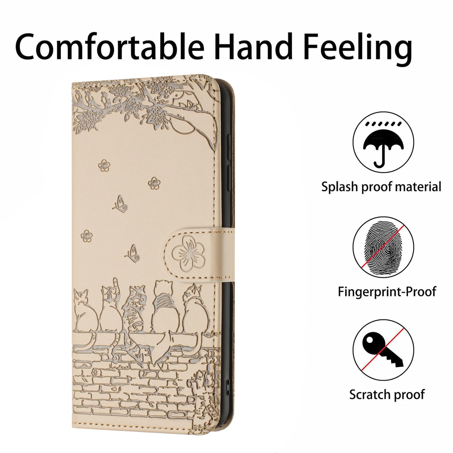 Funda Flip Folio Para Xiaomi Redmi Note 14 5G (no Compatible Con 4G): Cuero, Magnética, Soporte Y 3 Ranuras Para Tarjetas