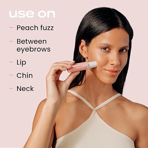 Miniatura 4 de KoluaWax Maquinilla de afeitar facial para mujer, afeitadora para pelusas de melocotón, cejas, labio superior y más, depilación facial suave, sin