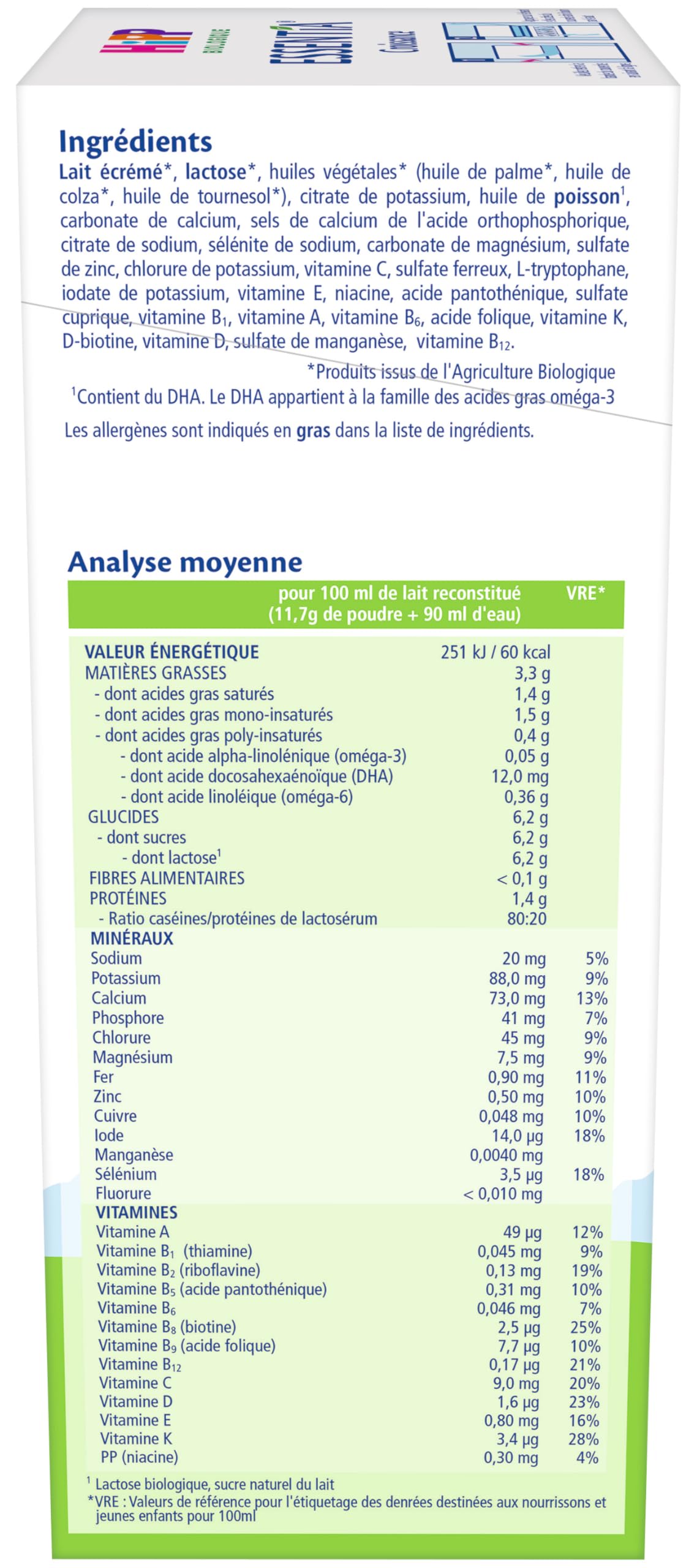 HiPP - Essentia - Lait 3 Croissance - Boîte - 600g BIOLOGIQUE