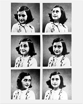 HISTORIX Vintage 1939 Anne Frank Portrait Photo - 24x30 Inch Vintage Photograph of Anne Frank The Author of The Diary of A Young Girl Wall Art Poster