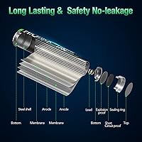 Vista 7 de HiQuick Pilas AAA recargables paquete de 8, baterías AAA triples NiMH de 1100 mAh precargadas