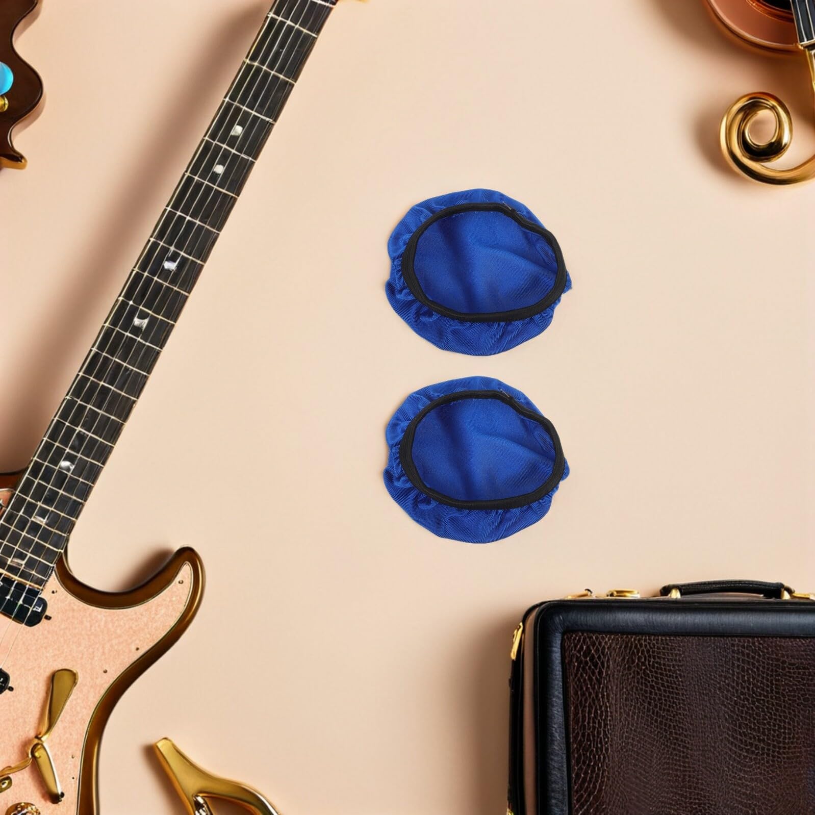 10pezzi Coperture per Cuffie in Tessuto Cuscinetti Auricolari Riutilizzabili e Traspiranti per Cuffie Over-ear Accessori Protettivi da Gioco e Allenamento