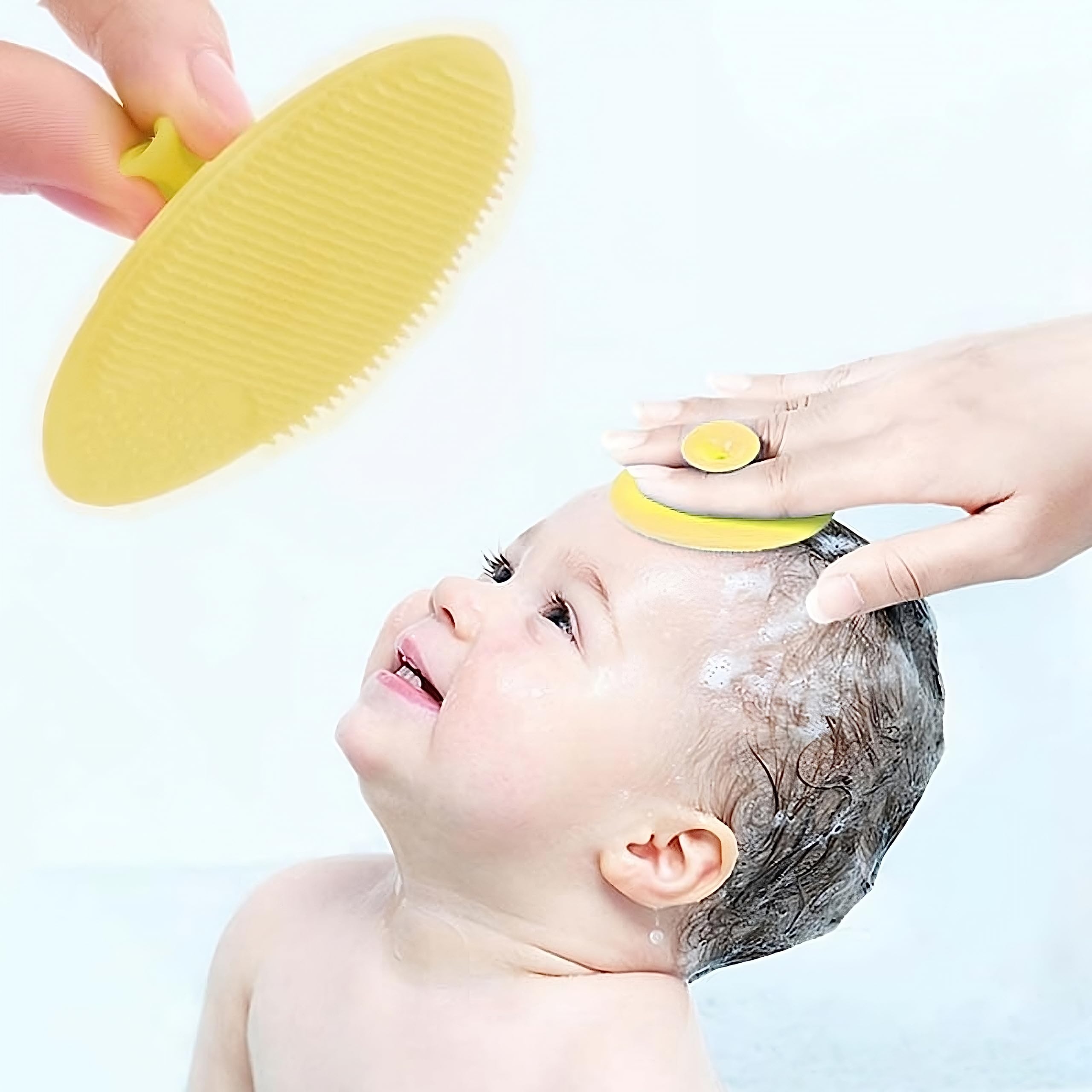Brushy - Cepillo y peine para Bebé en Madera Natural - Kit Suave y Ecológico para Recién Nacidos, Niñas y Niños - Ideal para el Cabello Delicado de los Niños