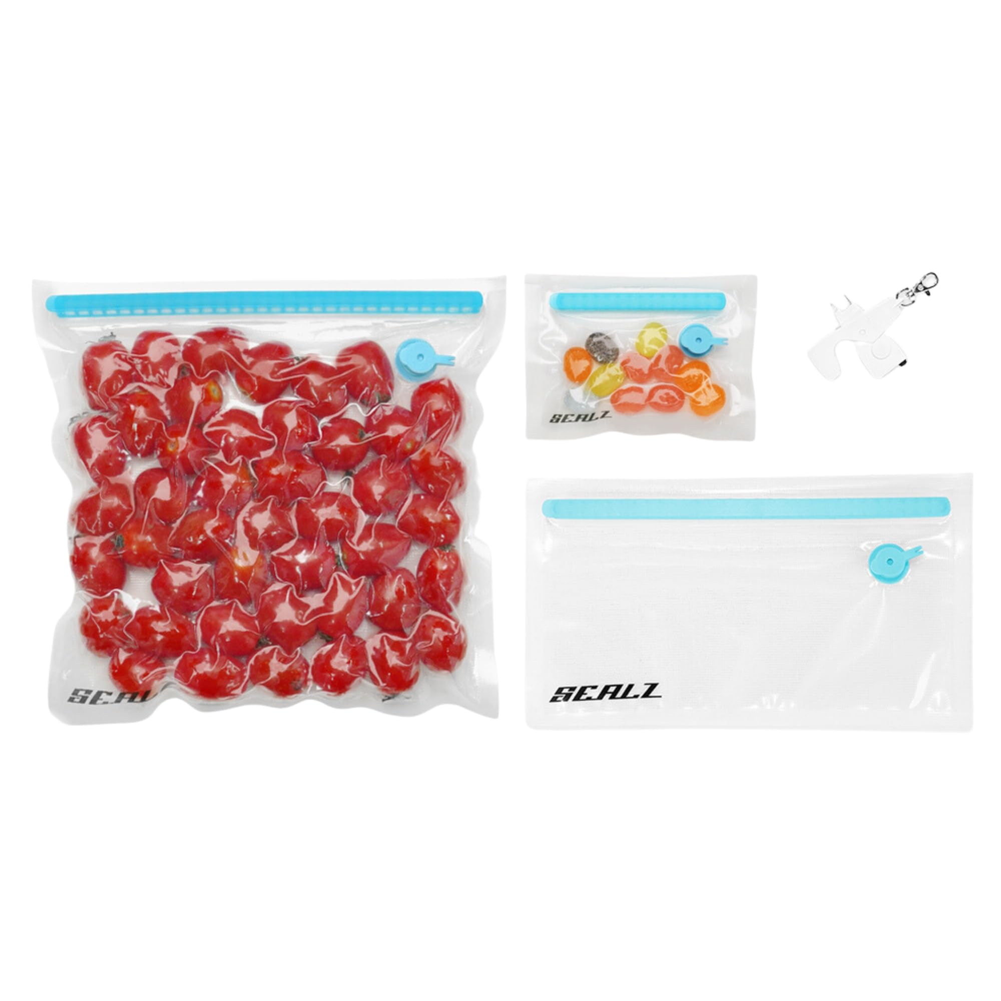 Kit D'emballage Sous Vide Portable Sealz Essentials - Alimenté Par Smartphone, Sacs Réutilisables - 4