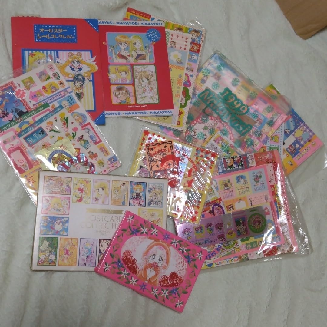 なかよし漫画雑誌付録シールセーラームーンさくらセイントテール