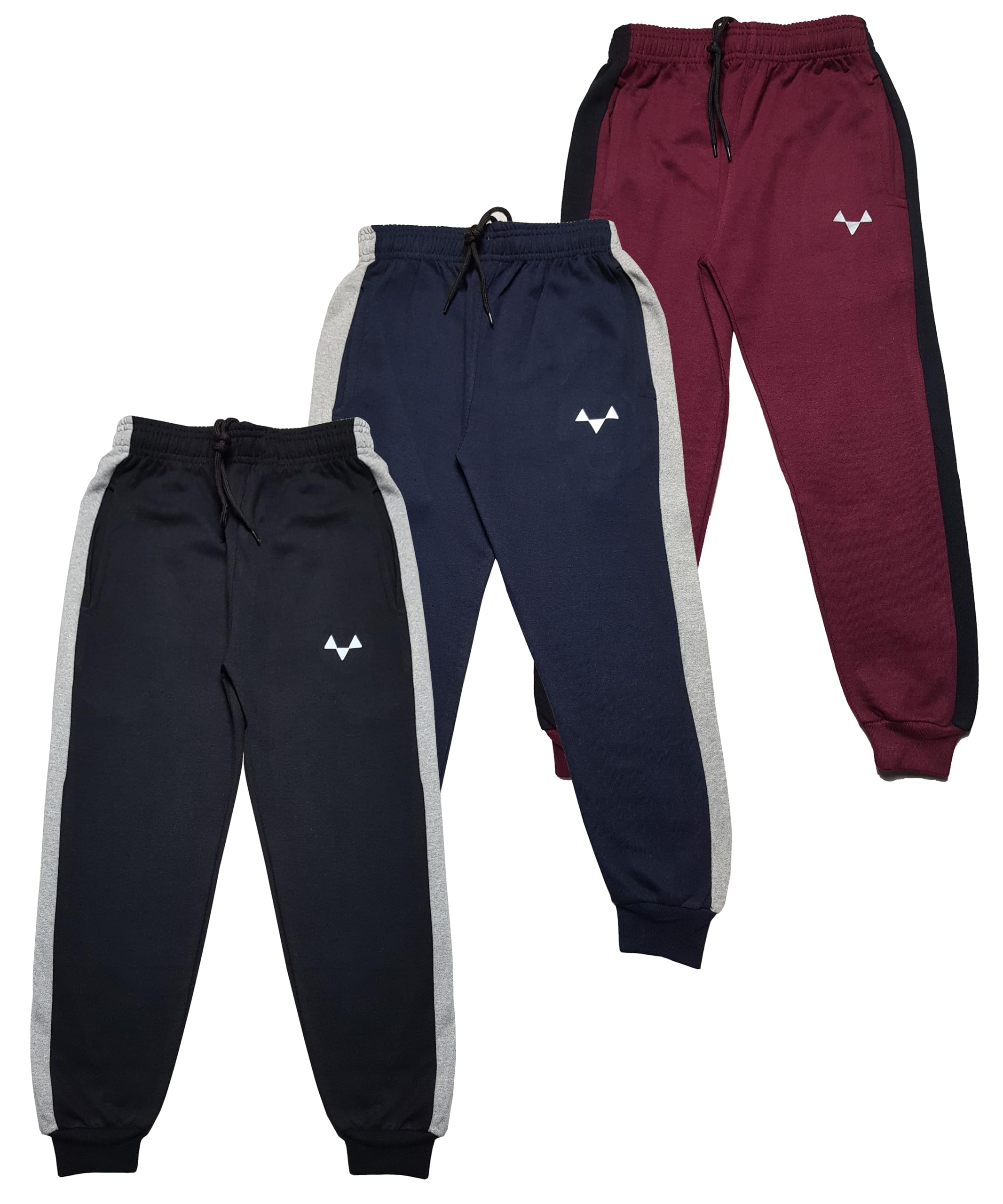 Sam & Rash Kids Cotton Jogger Pants and Trackpants Lowers for Boys (Pack of 3)-picture-23