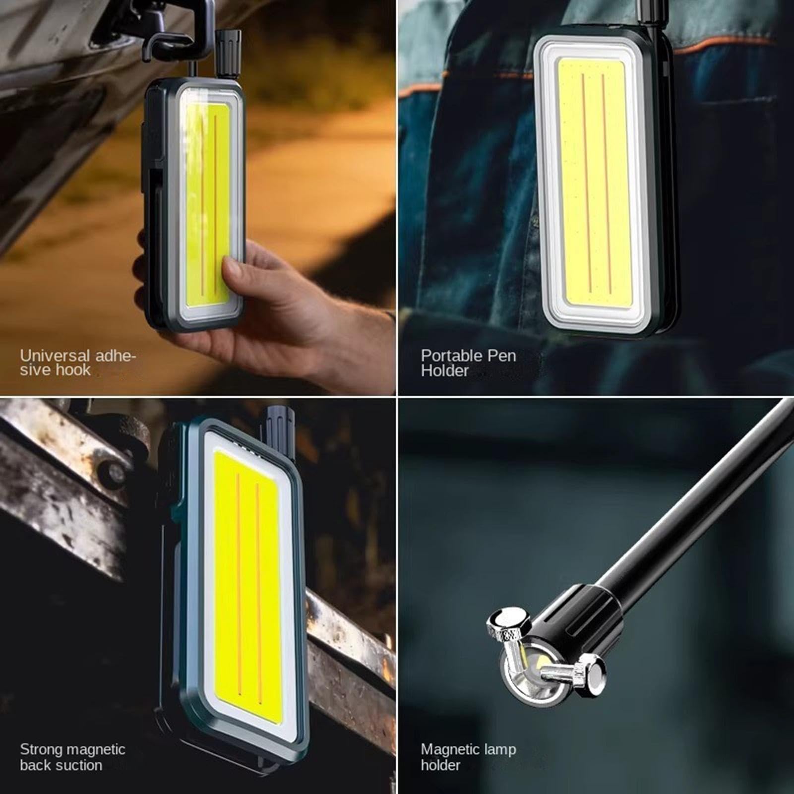 Lampada A LED Magnetica Torcia impermeabile senza fili | Lampada Da Lavoro A LED Per Le Riparazioni Delle Auto per meccanici, ispezione, riparazione, manutenzione, automobile,