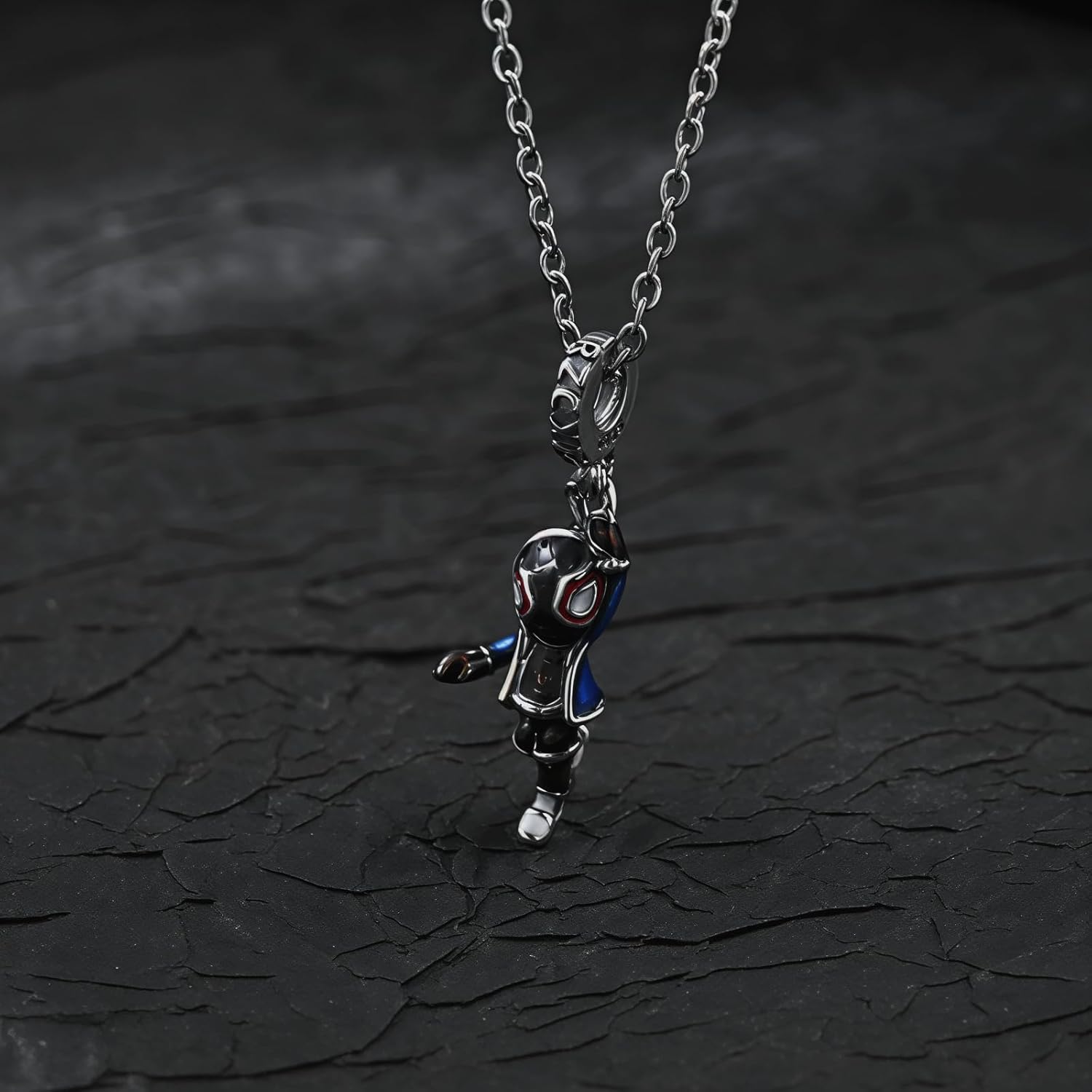 Spiderman Necklace for Women and Men,Skin-Friendly Jewelry with Gift Box,Adjustable Spider Pendant Chain,Superhero Symbols,Ideal for Christmas, Halloween, Birthday Gifts - Image 3