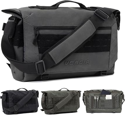 Messenger bag Laptop bag Briefcase Molle system Tactical style Detachable shoulder strap Shoulder Bags