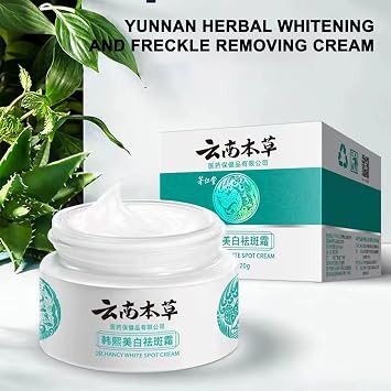 Japanese Melasma Cream, Japanese Herbal Freckle Removal Cream, Hoshi Cream Japan, Dr Hancy White Spot Cream, Dark Spot Corrector for Face, Skin Care Facial Moisturiser Face Cream (1 Piece)