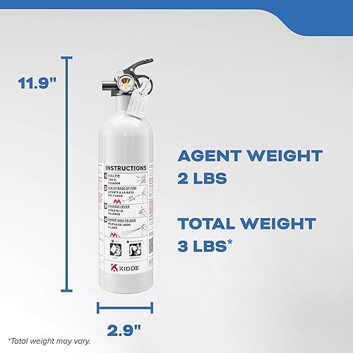 Vista 10 de Kidde Extintor de Incendios para Barcos, de Uso Único 5BC