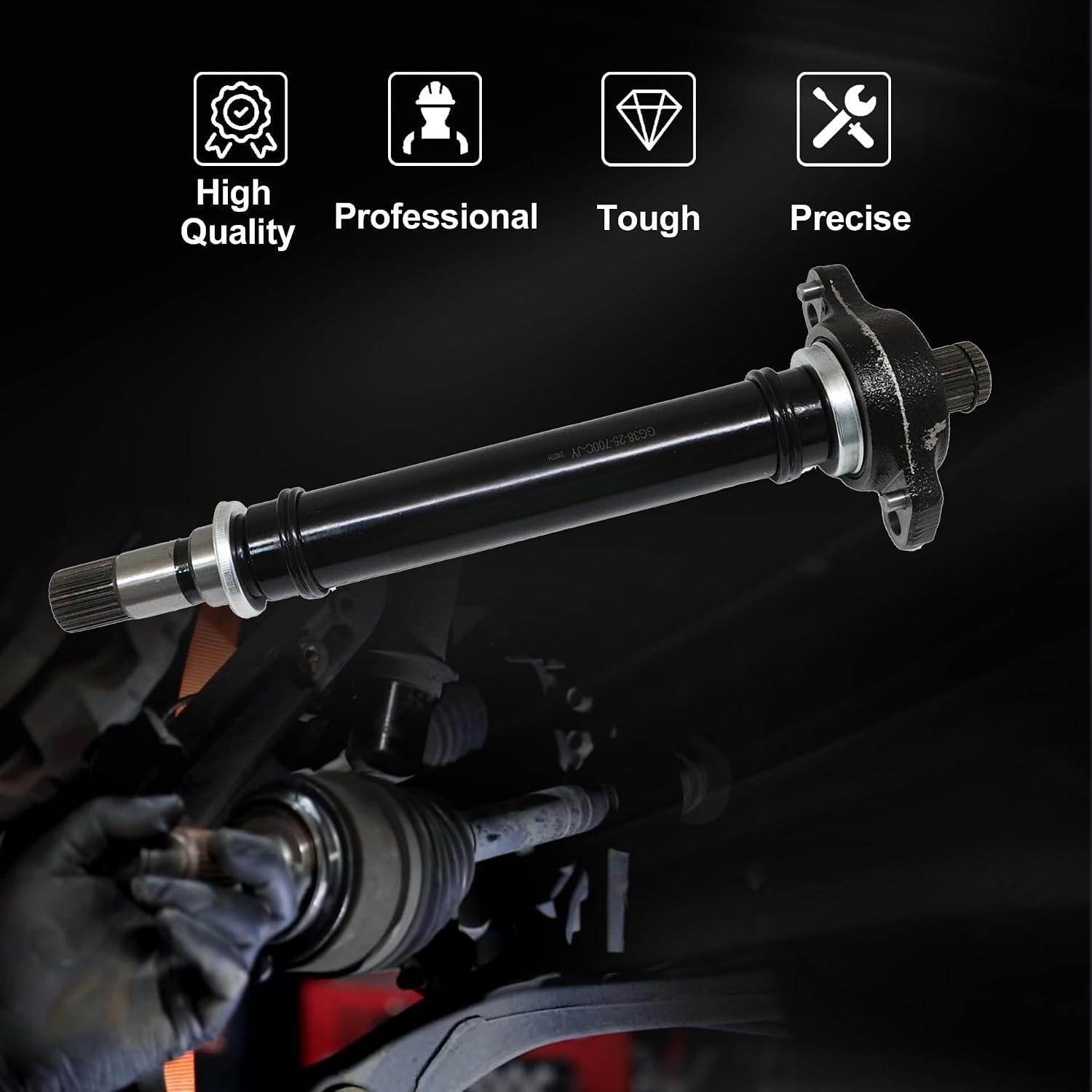 GXARTS Front Right CV Intermediate Shaft GG38-25-700C GG38-25-700D Compatible with Mazda 3 2.0L 2006-2013 Fit For Mazda 5 2.3L L4 2006-2007 GG3825700E GG38-25-700H CV Axle Intermediate Shaft Assembly