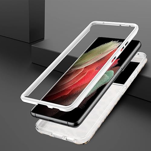 Miniatura 2 de Funda protectora de cuerpo completo a prueba de golpes para Samsung Galaxy S21 Ultra 5G de 6.8 pulgadas (versión 2021), funda delgada y elegante sin