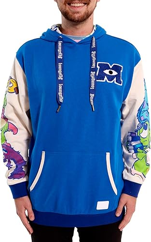 Loungefly Ropa Pixar Monsters University - Sudadera con capucha unisex - Talla L