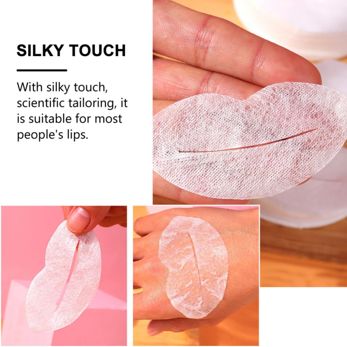 SECFOU 1000 Pcs Disposable Lip Masks for Women DIY Lip Care at Home Breathable with Simple Application and Skin-fitting Design