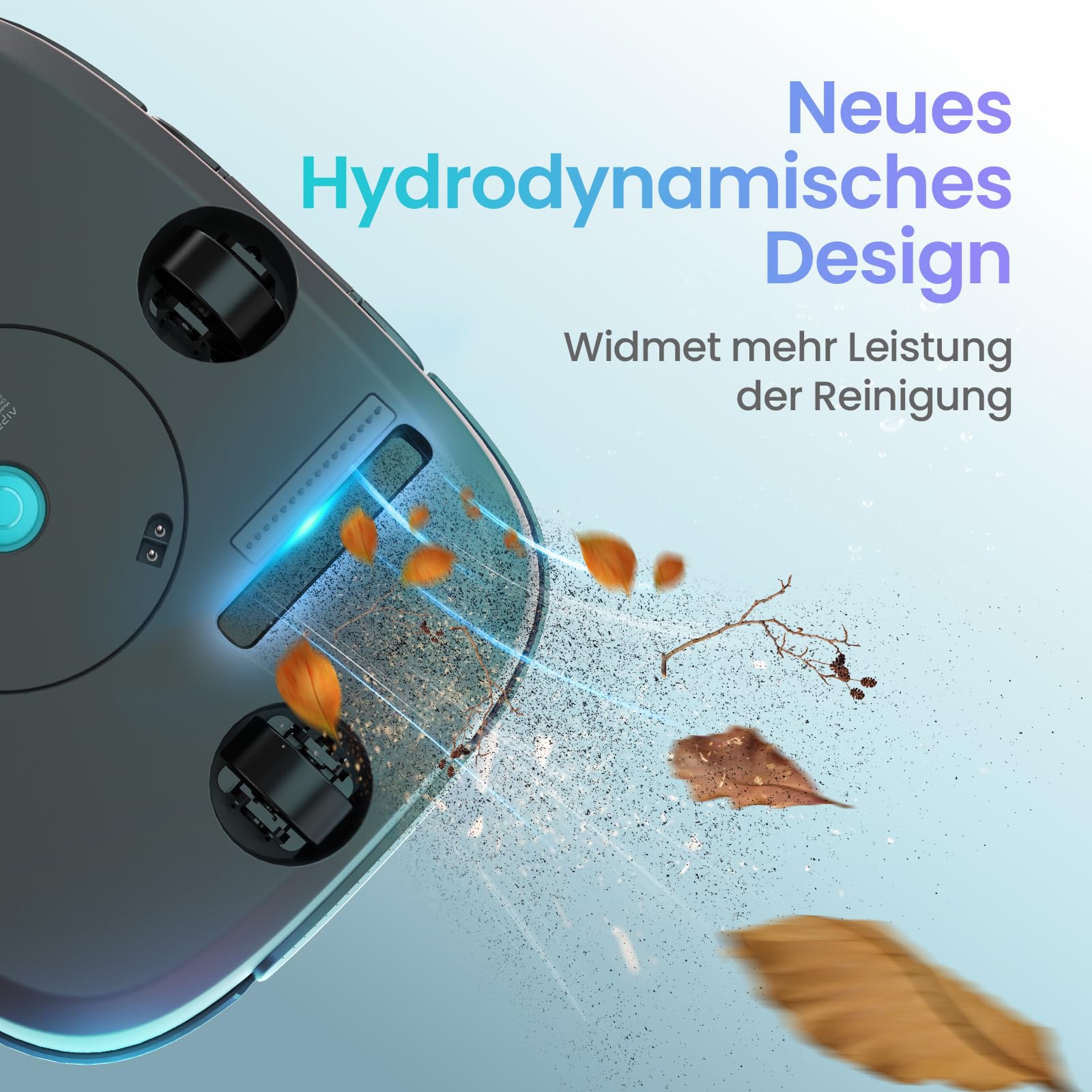 AIPER Kabelloser Poolroboter, Poolsauger Akku mit 90 Min Laufzeit, Doppelantrieb & Selbstparkfunktion, Idealer Poolreiniger für Flachbodenpools bis 80 m²