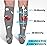 30-40mmHg Medical Graduated Compression Socks for Women&Men Circulation-Compression Stockings-Knee High Socks for Support,Hiking,Running(2 Pack Black Grey Flowers,S-M)