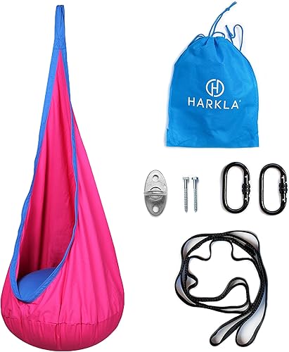 Silla colgante para niños, incluye accesorios, ideal como columpio sensorial o columpio de terapia