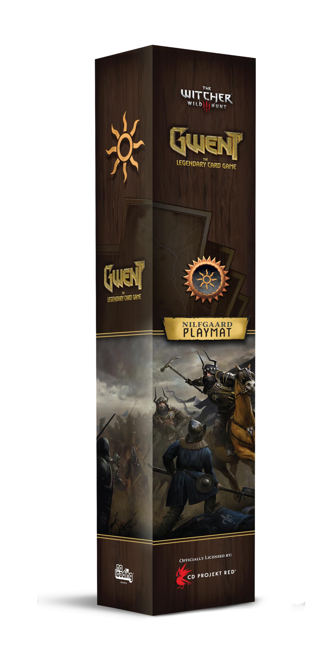 No Loading Games, Gwent Neoprene Mat - Nilfgaard, Dimensions: 290 x 730 mm