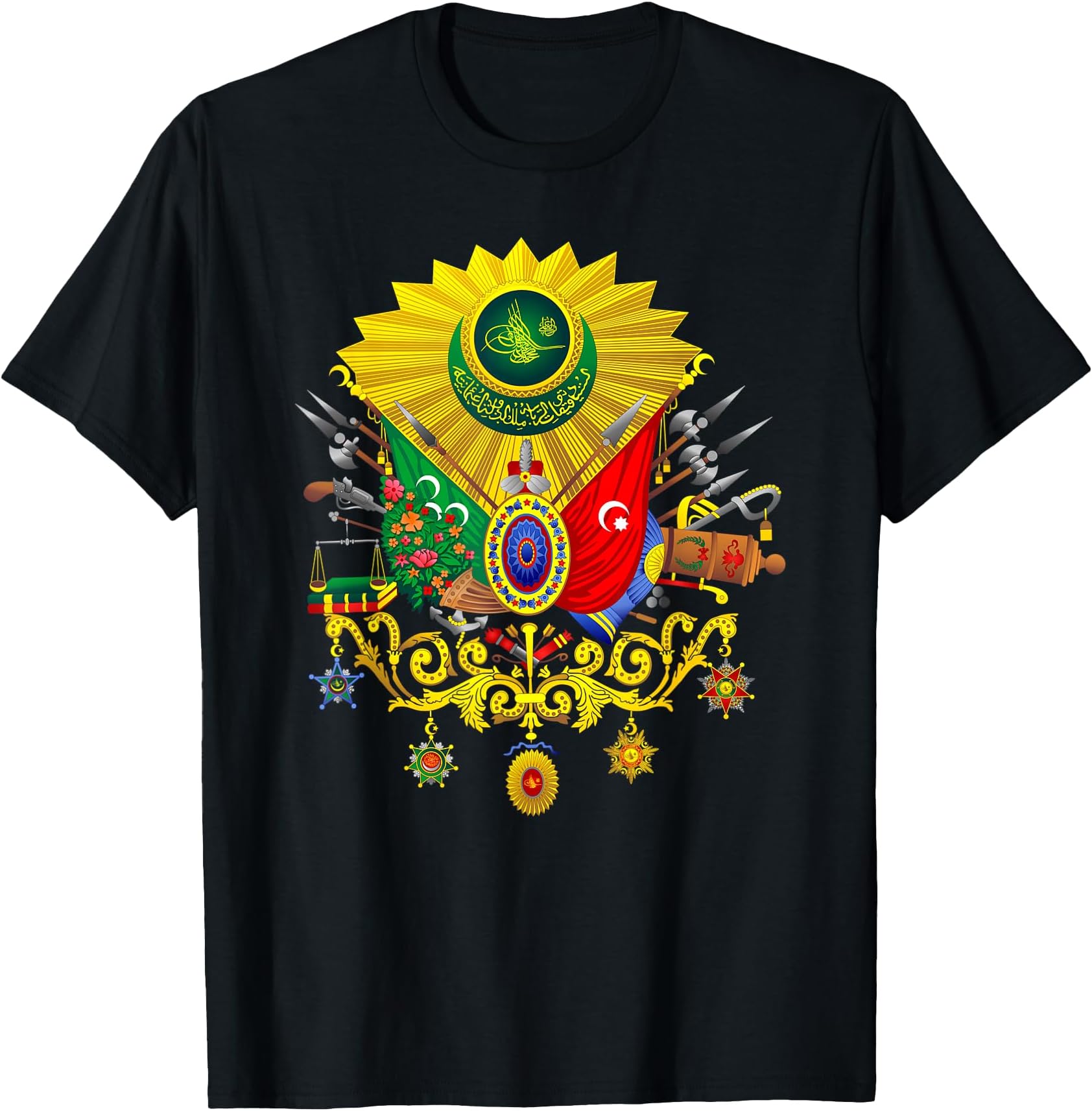 Coat of Arms Sultan Abdulhamid Arma Ottoman Empire Ertugrul T-Shirt