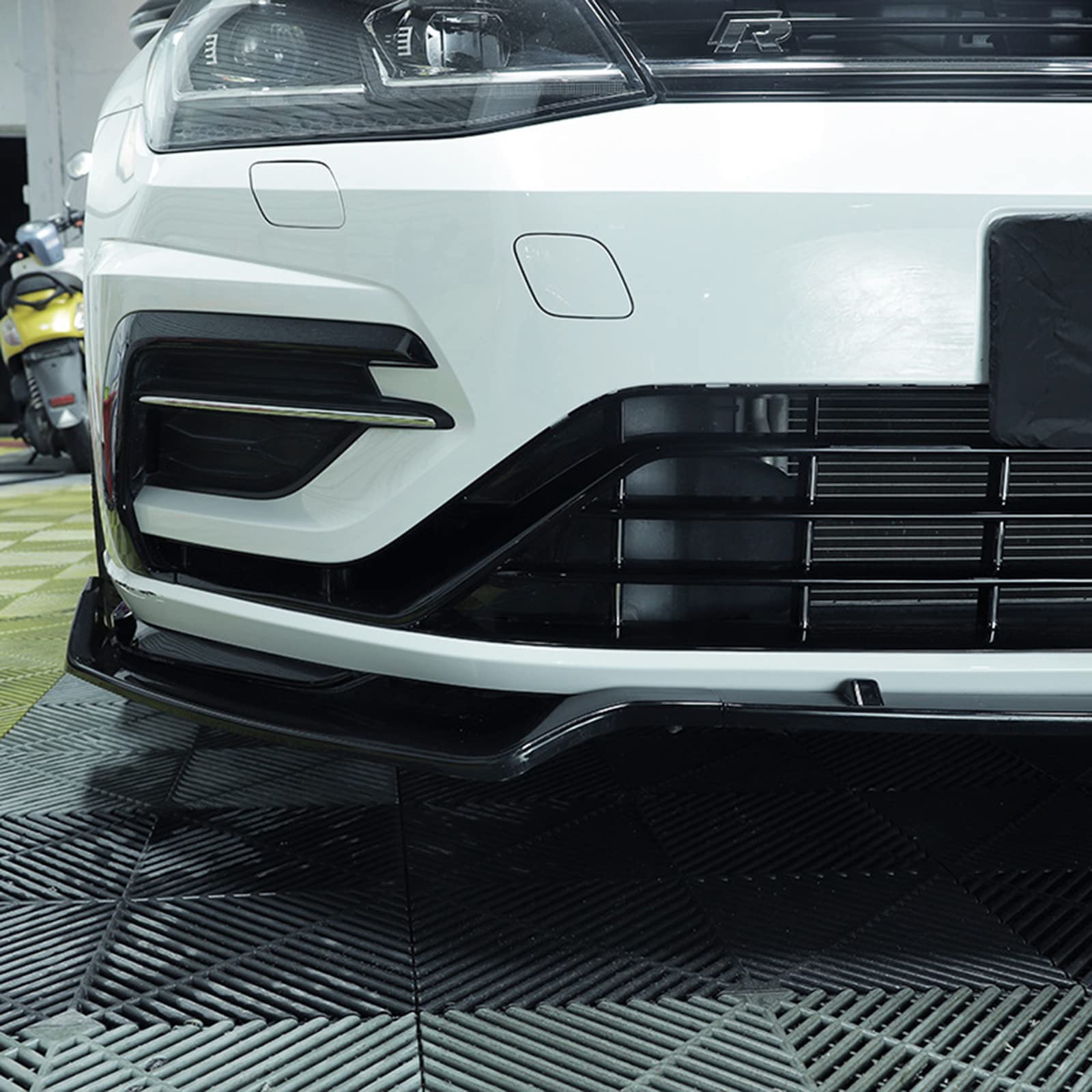 para Volkswagen para Golf 7 7,5 Mk7 Mk7.5 GTI GTD R R-Line 2012-2020, AleróN Delantero, Divisor De Parachoques, Difusor Deportivo, Kit De CarroceríA Inferior