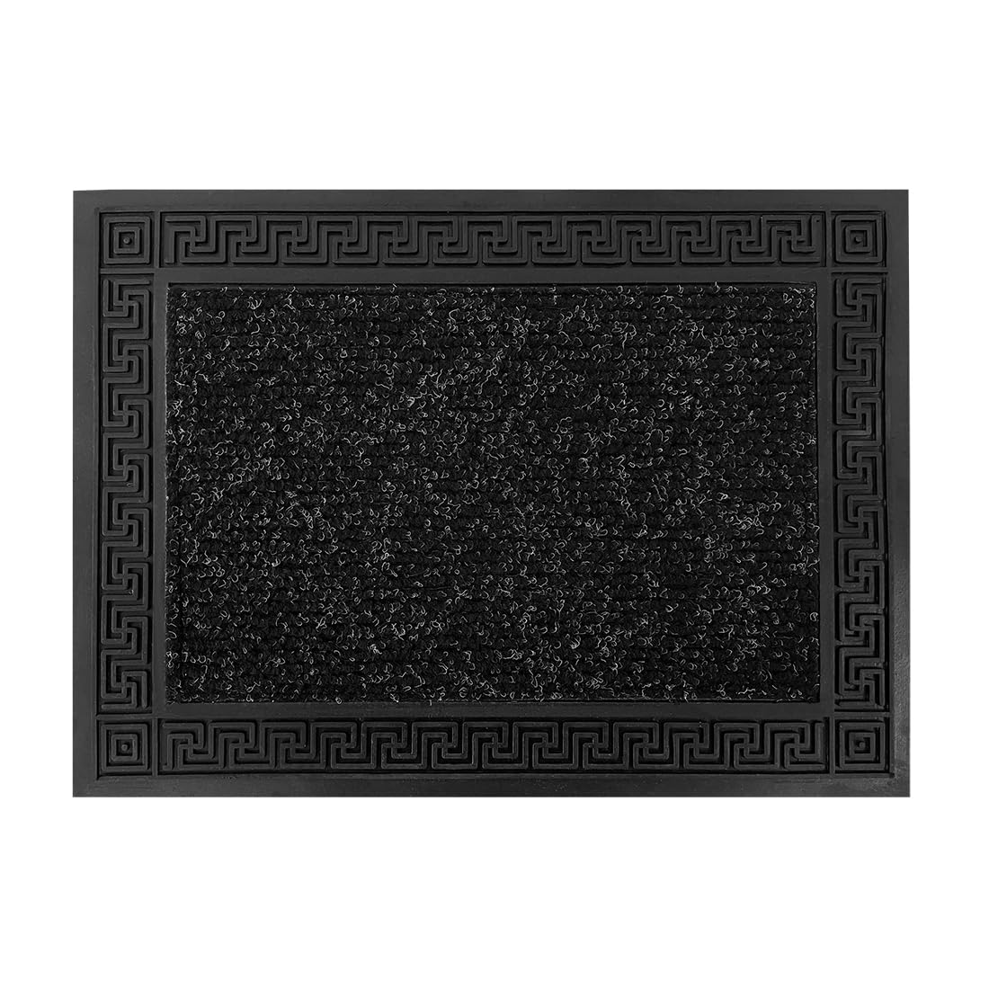 Acomoda Textil – Felpudo de Goma Moqueta Antideslizante Rectangular para Exterior e Interior. Felpudo Atrapapolvo para Entrada Resistente y Duradero de Fácil Limpieza. (40x63 cm)