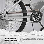 Cubsala 20 24 26 1 cm BMX Vélo de course Trident Bicycles de niveau débutant pour les riders avancés avec 2 Pèlerins, couleurs multiples