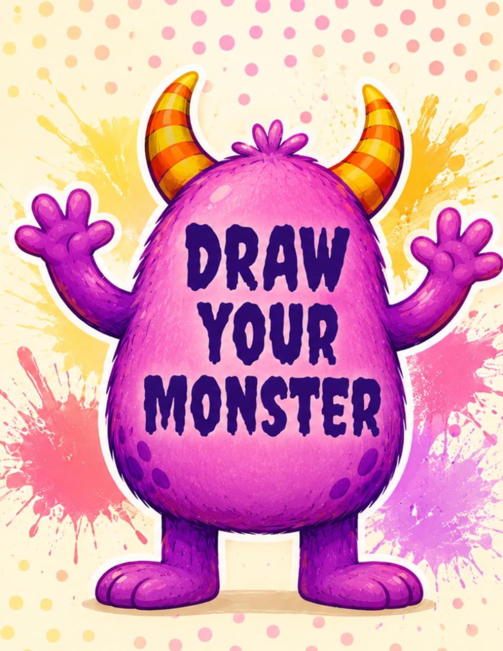 Draw Your Monsters: A Fun 'Complete the Picture' Drawing Book for kids