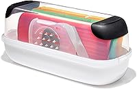 OXO Good Grips Complete Grate & Slice Set: Grate, Slice, Julienne & Measure Safely - Multi-Functional Kitchen Grater