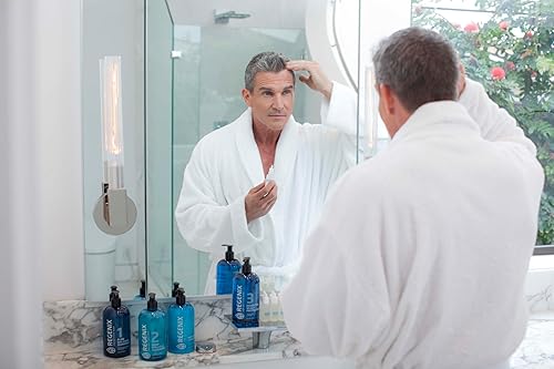 Miniatura 4 de Regenix Kit de inicio para adelgazamiento del cabello y cuero cabelludo seco  Champú de equilibrio de humedad, limpiador de folículos profundos,