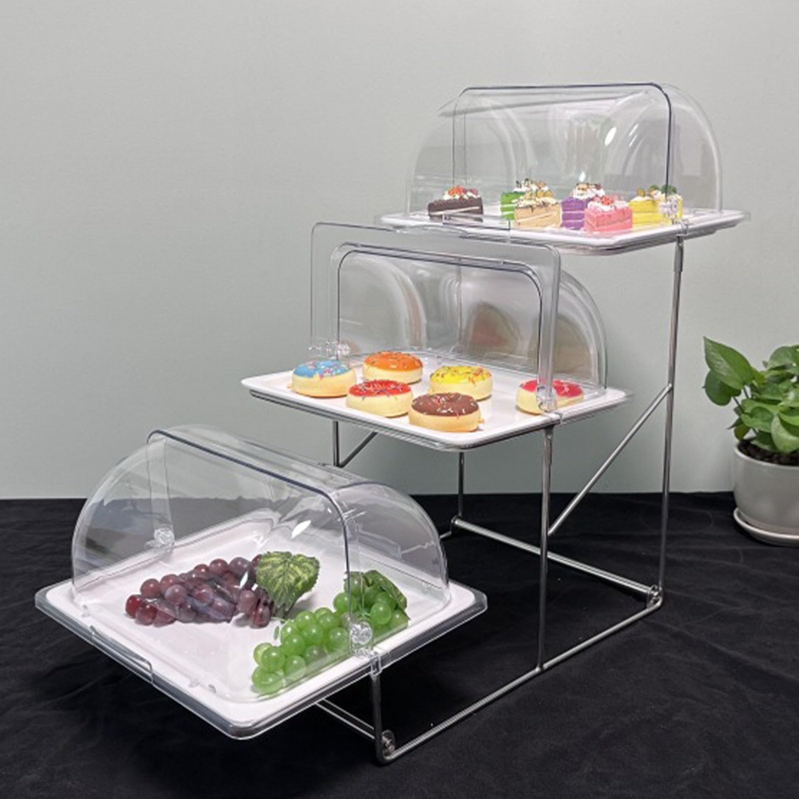 Amazon.co.jp: JIAWANSHUN フードケース パンケース 食品の