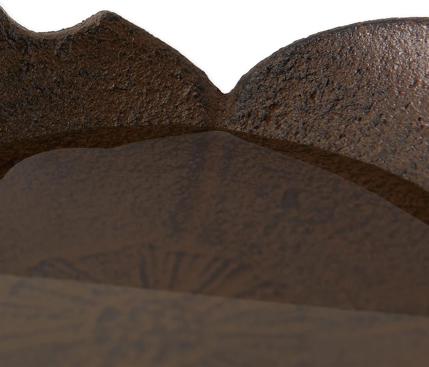 DII Cast Iron Collection Decorative Bird Bath, Aspen Leaf, 9 x 7.75 x 26.75